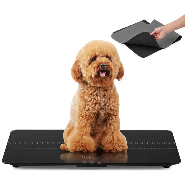 Bonvoisin Pet Scale for Medium-Sized Animals Spacious Platform with Non-Slip Mat