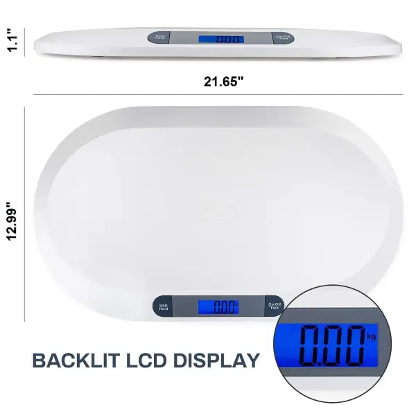 tracking growth with SIKE Small Pet Scale - LCD Display